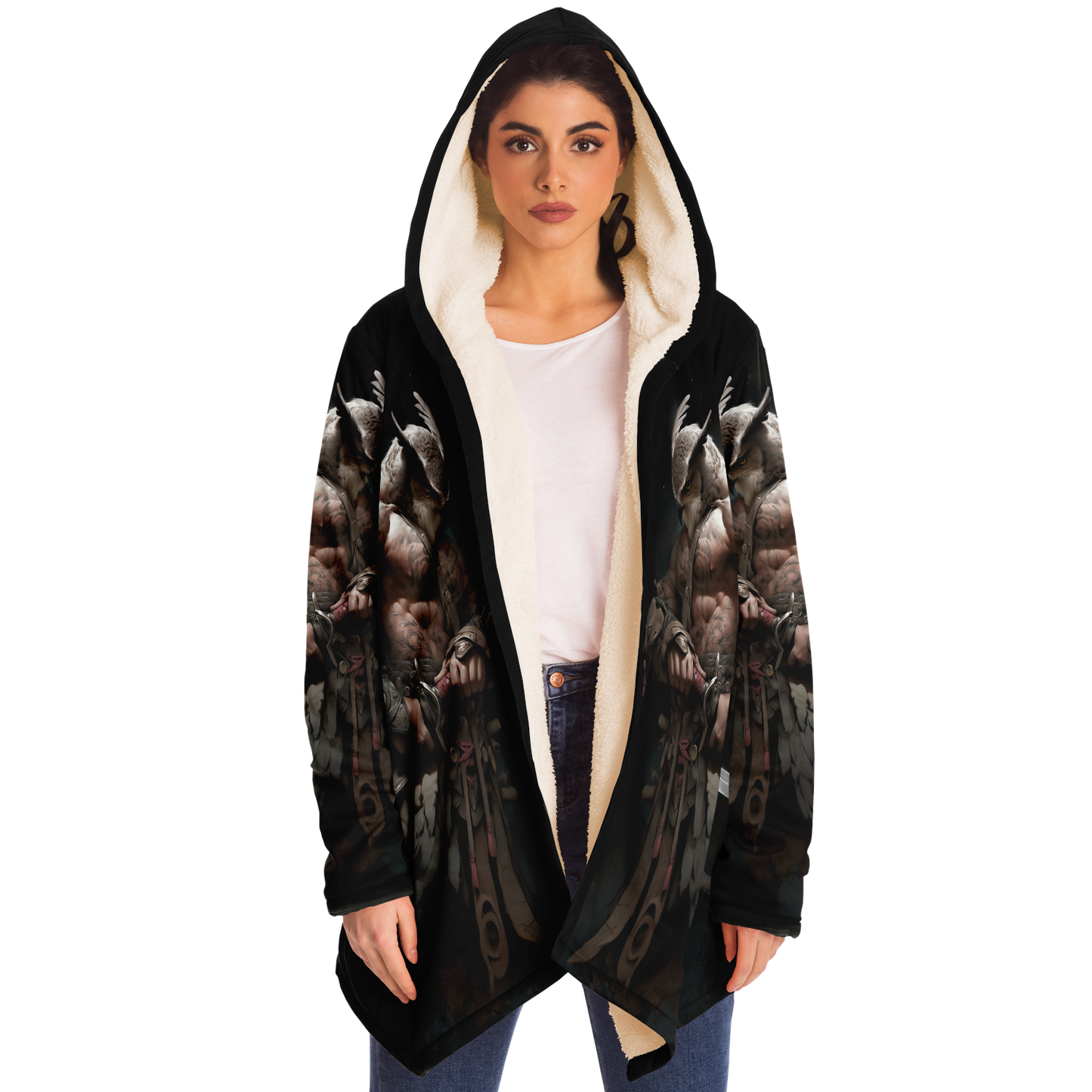 Owl Hybrid Warrior Microfleece Cloak