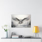 "Snowdrify Owl"  Canvas Stretched, 0.75" - Print