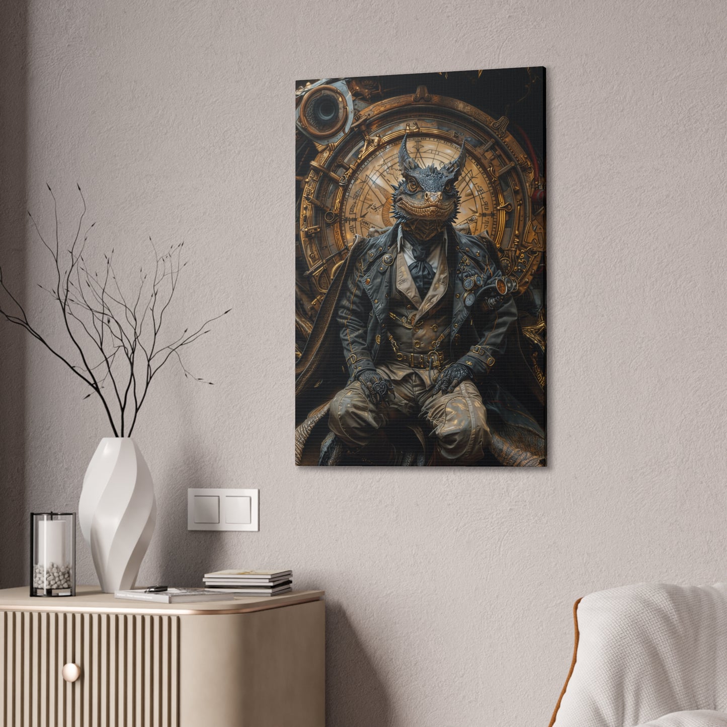 "Time Dealer" Canvas Stretched, 0.75" - Print