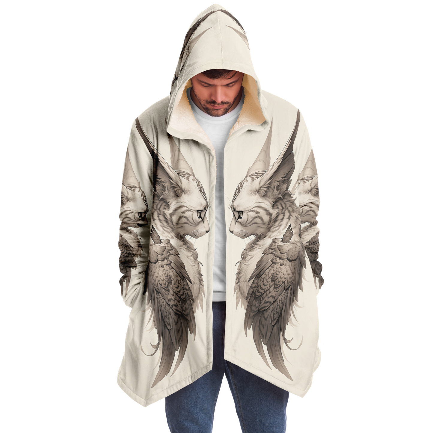 Wing Eared Cat Microfleece Cloak