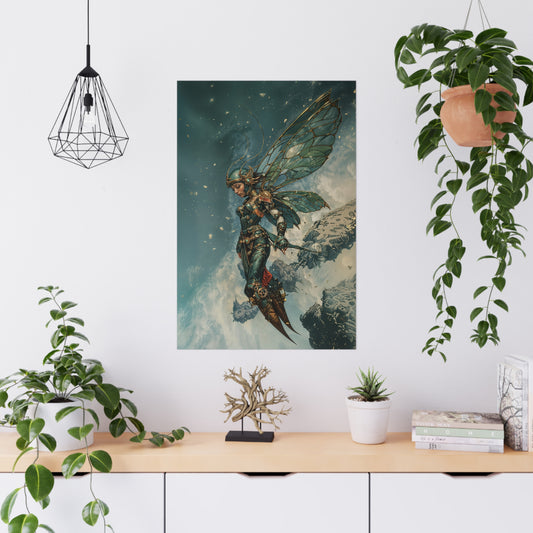 "Cybernetic Sentinel" Poster - Print