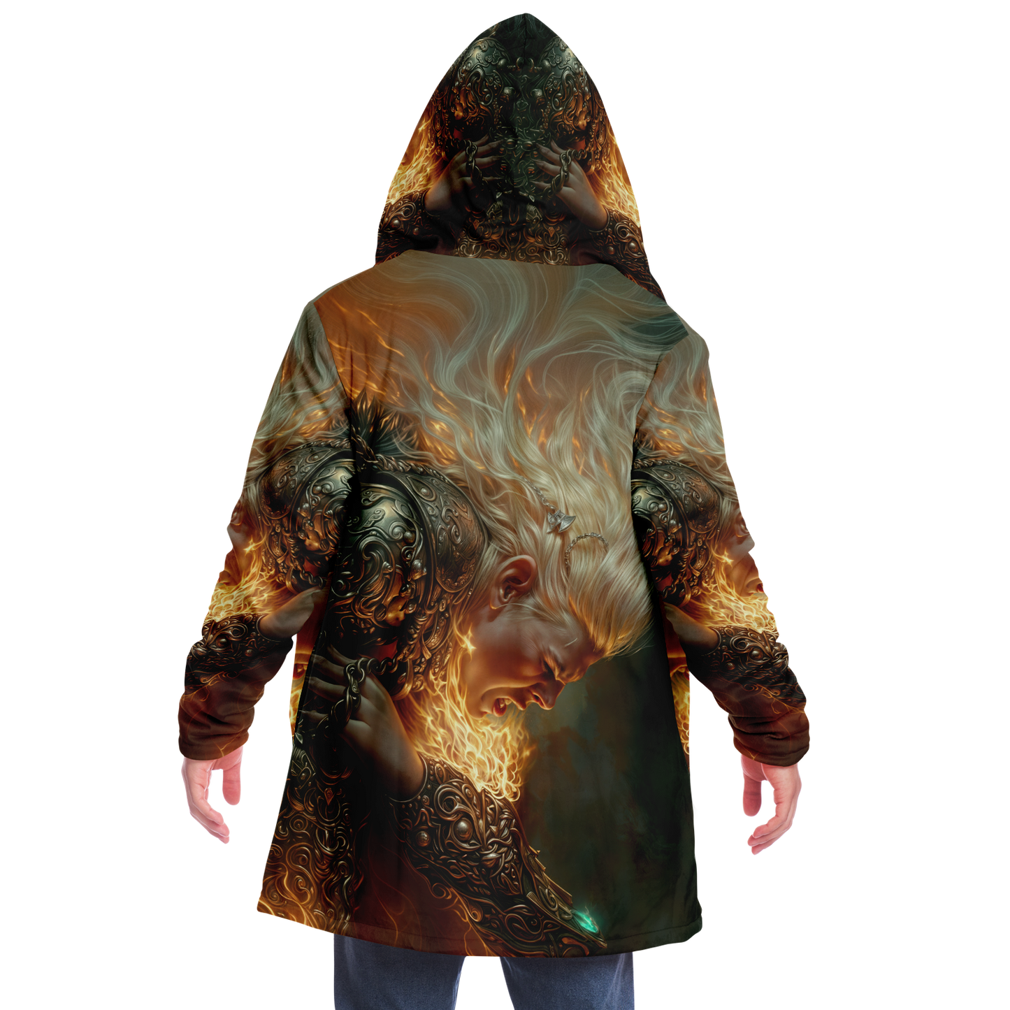 Fiery Choices Microfleece Cloak