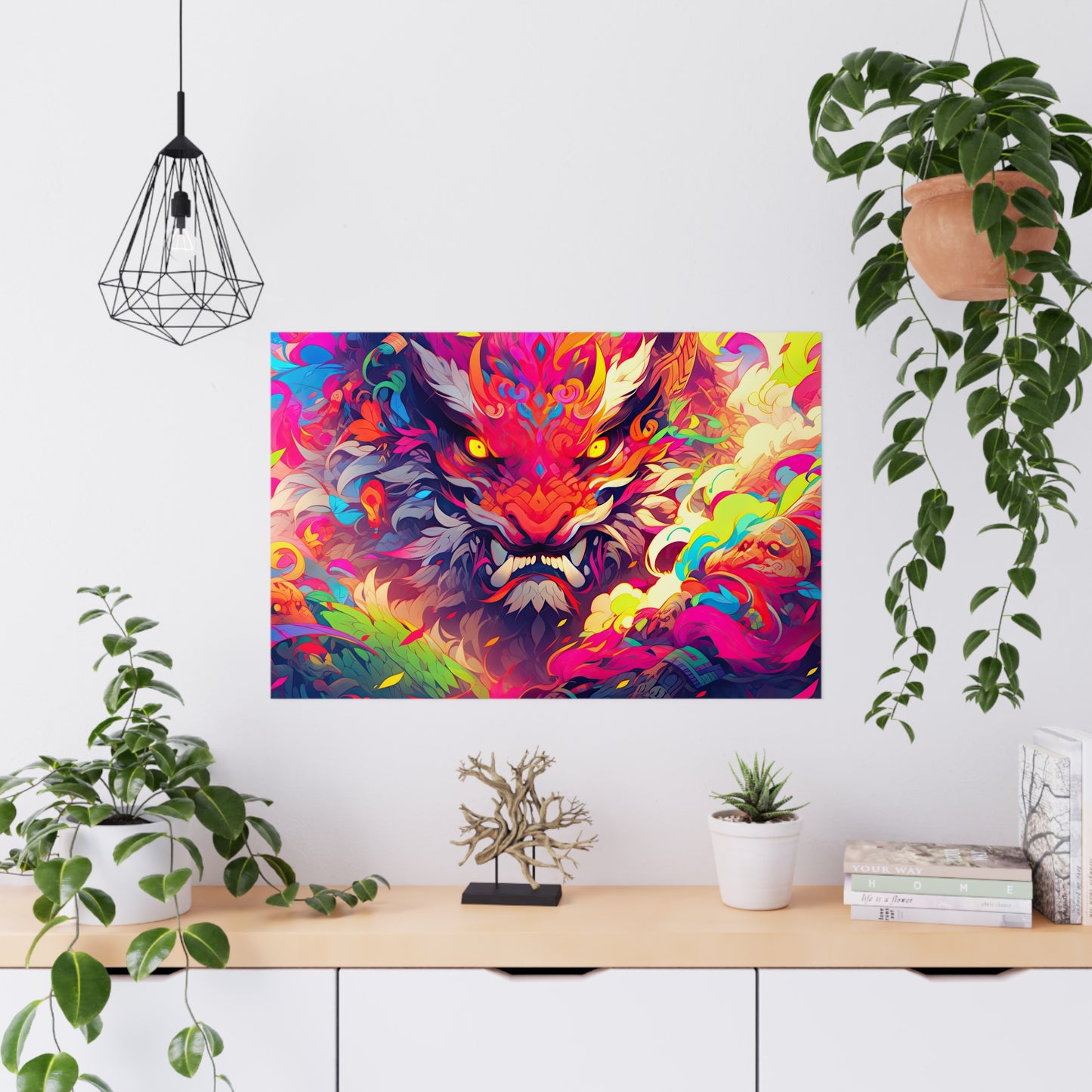 "Oni Tiger" Poster - Print