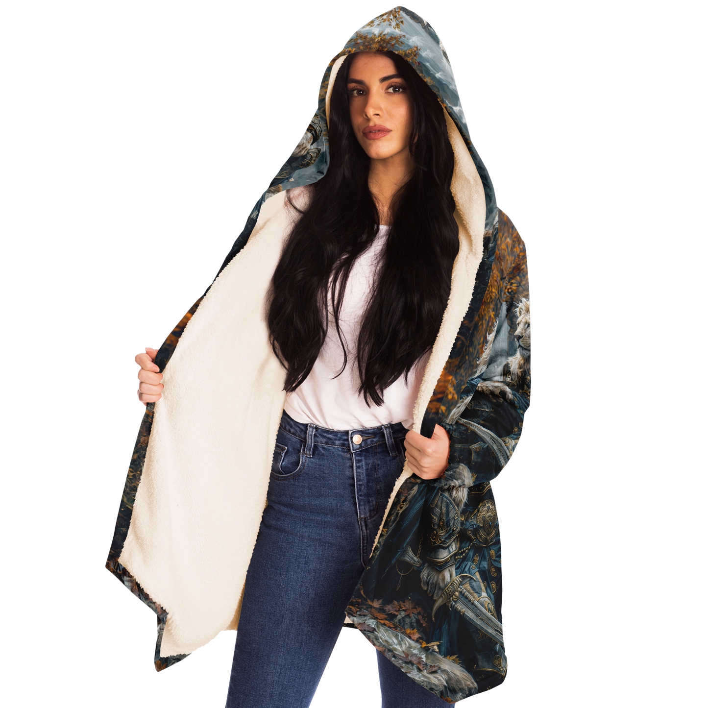 Lionhearts Mourning Microfleece Cloak