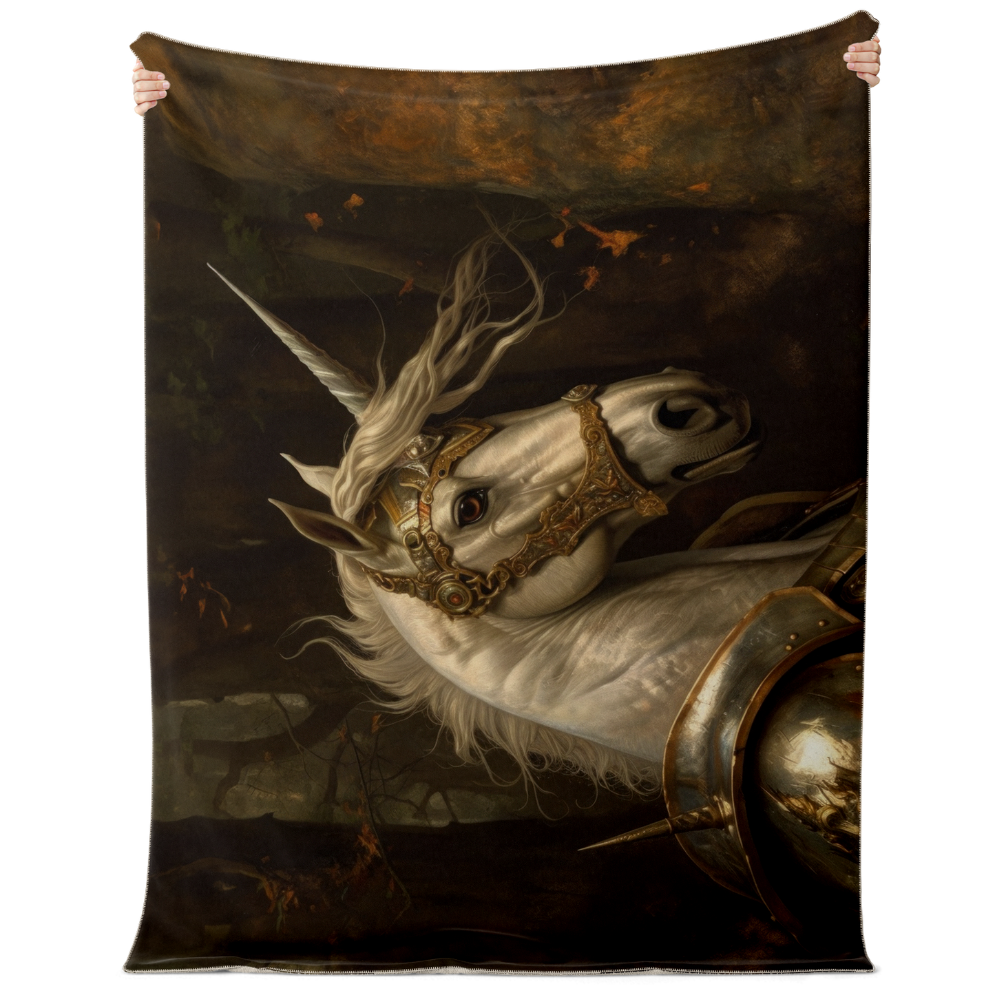 Sir Hornblade Sentinal Premium Microfleece Blanket