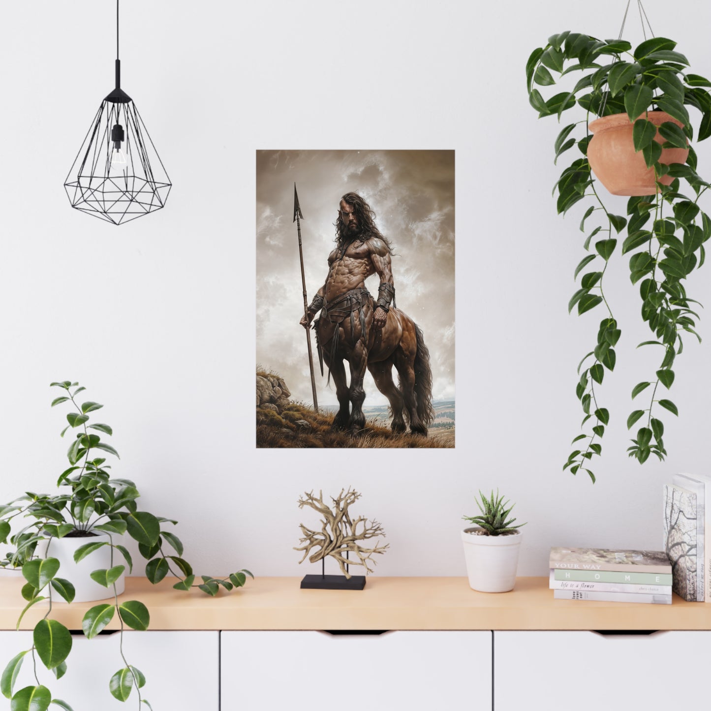 "Centaur Spearman" Poster - Print