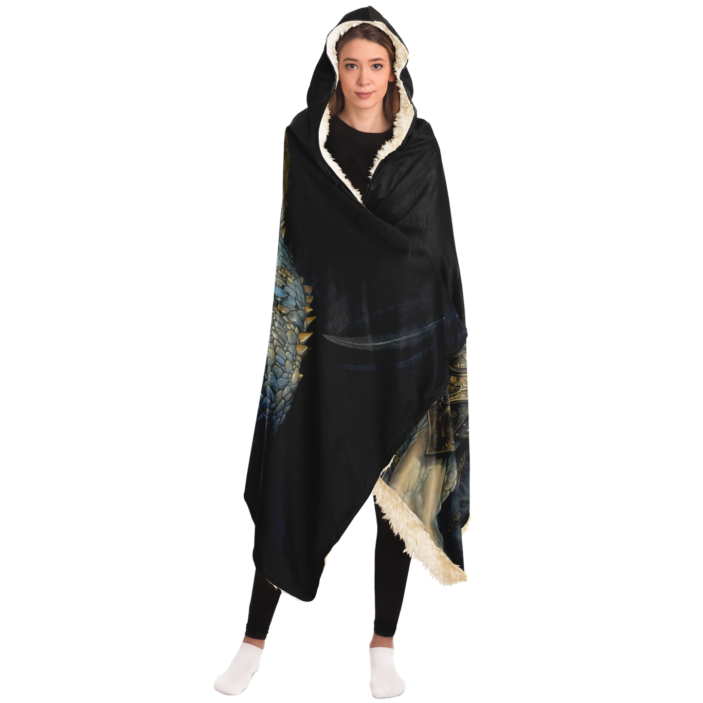 Bond Of The Dragonrider Hooded Blanket