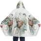 White Medusa Queen Microfleece Cloak