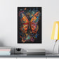 "Psychedelic Monarch" Canvas Stretched, 0.75" - Print