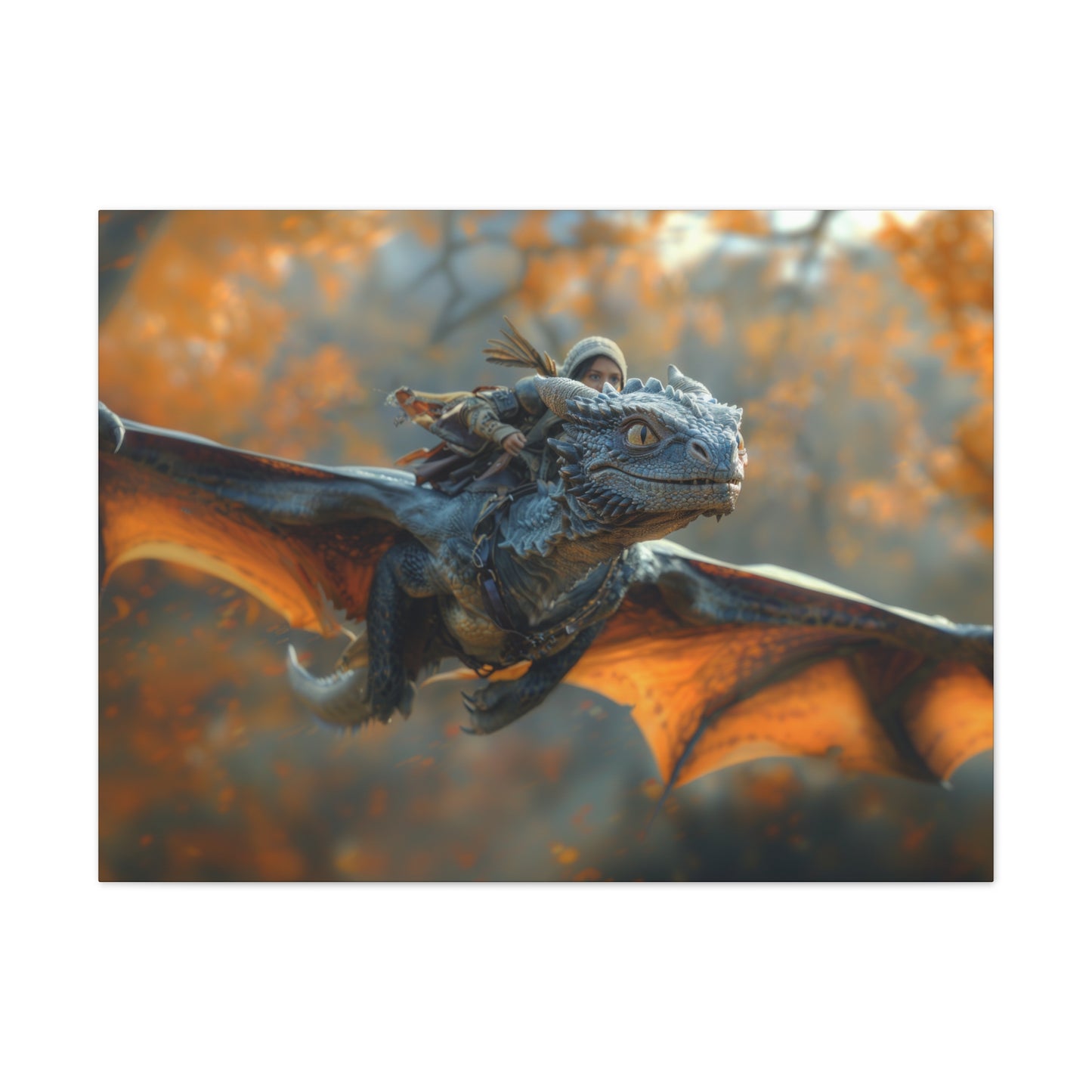 "Swift Messenger"  Canvas Stretched, 0.75" - Print