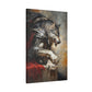 "Dracowolf" Canvas Stretched, 0.75" - Print