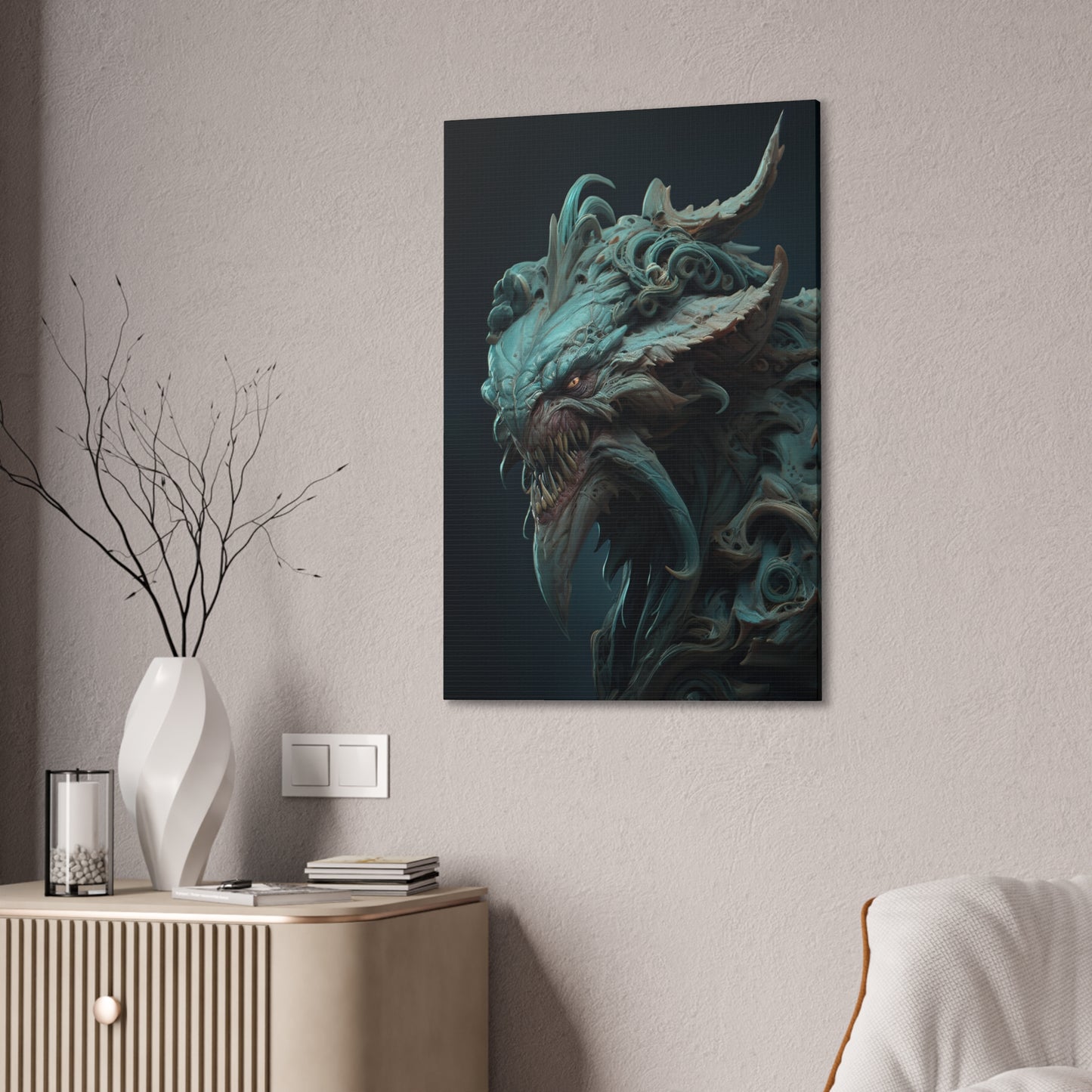 "Eye Of The Kraken" Canvas Stretched, 0.75" - Print