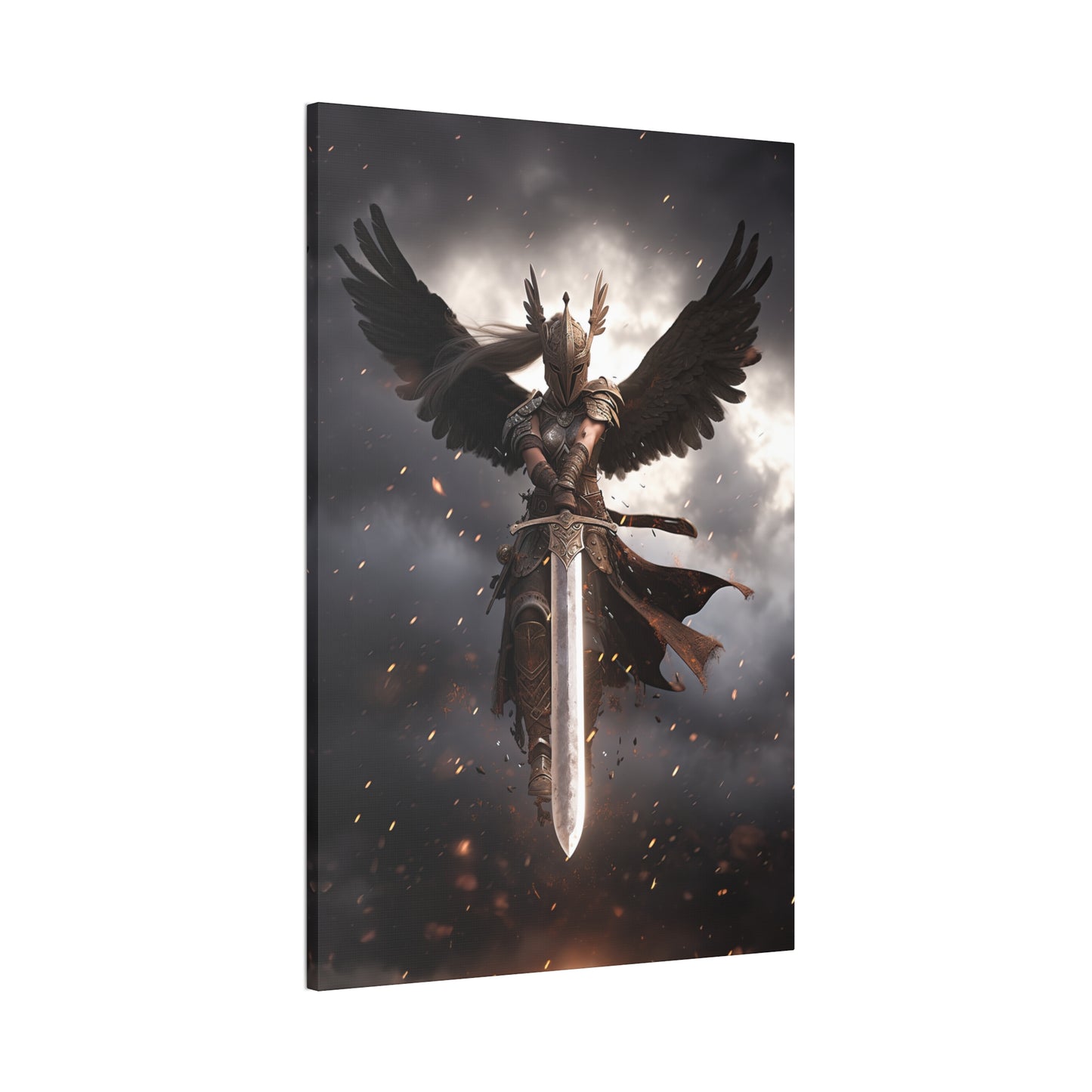 "Valkyrie Justice" Canvas Stretched, 0.75" - Print