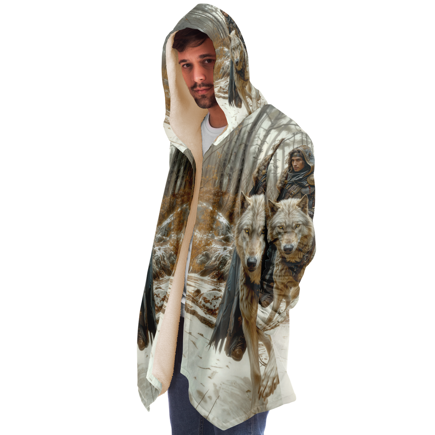 Wolf Rider Microfleece Cloak