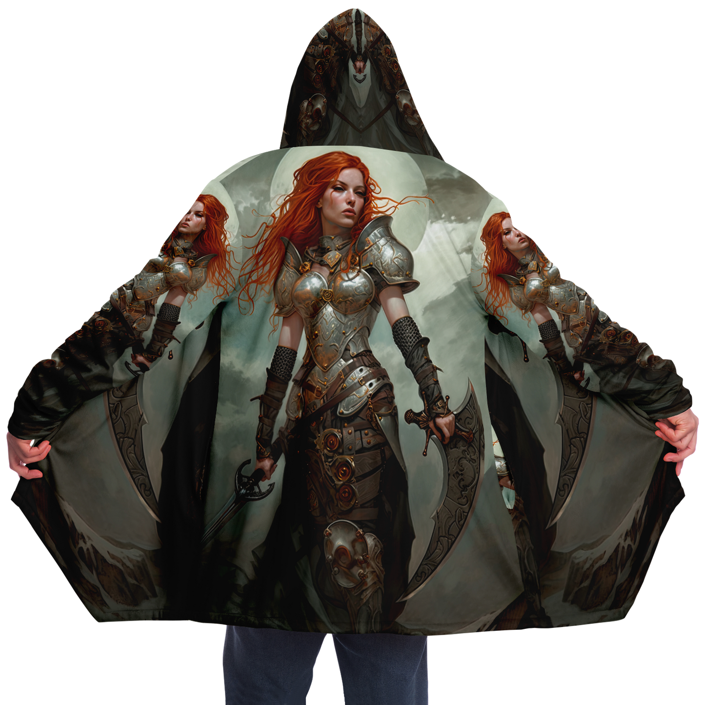 Fiery Fury Microfleece Cloak