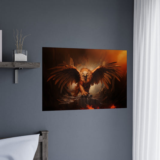 "Inferno Griffon" Poster - Print