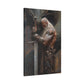 "A Viking And His Dragon" Canvas Stretched, 0.75" - Print