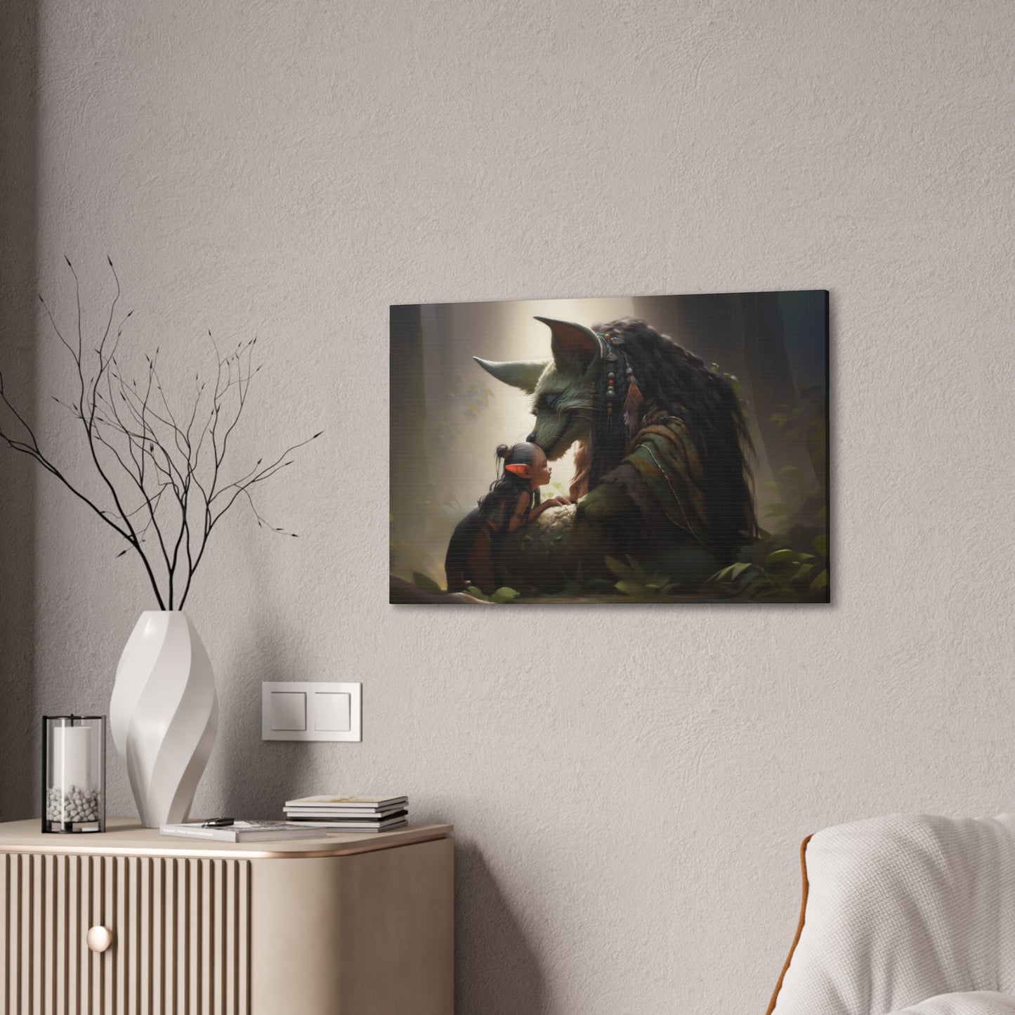 "Forest Elders And Fairytales"  Canvas Stretched, 0.75" - Print