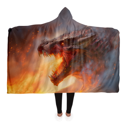 I Am Fire Hooded Blanket