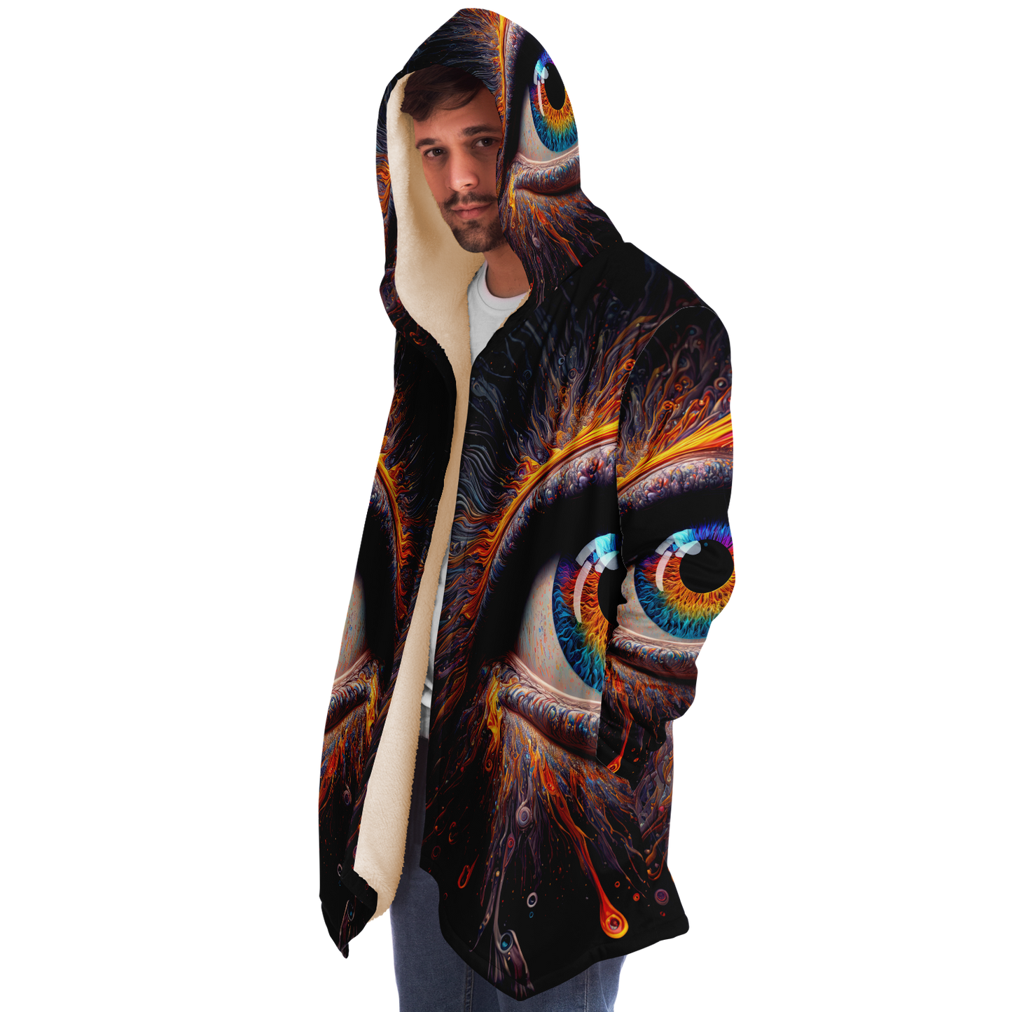 Liquid Dream Sight Microfleece Festival Cloak