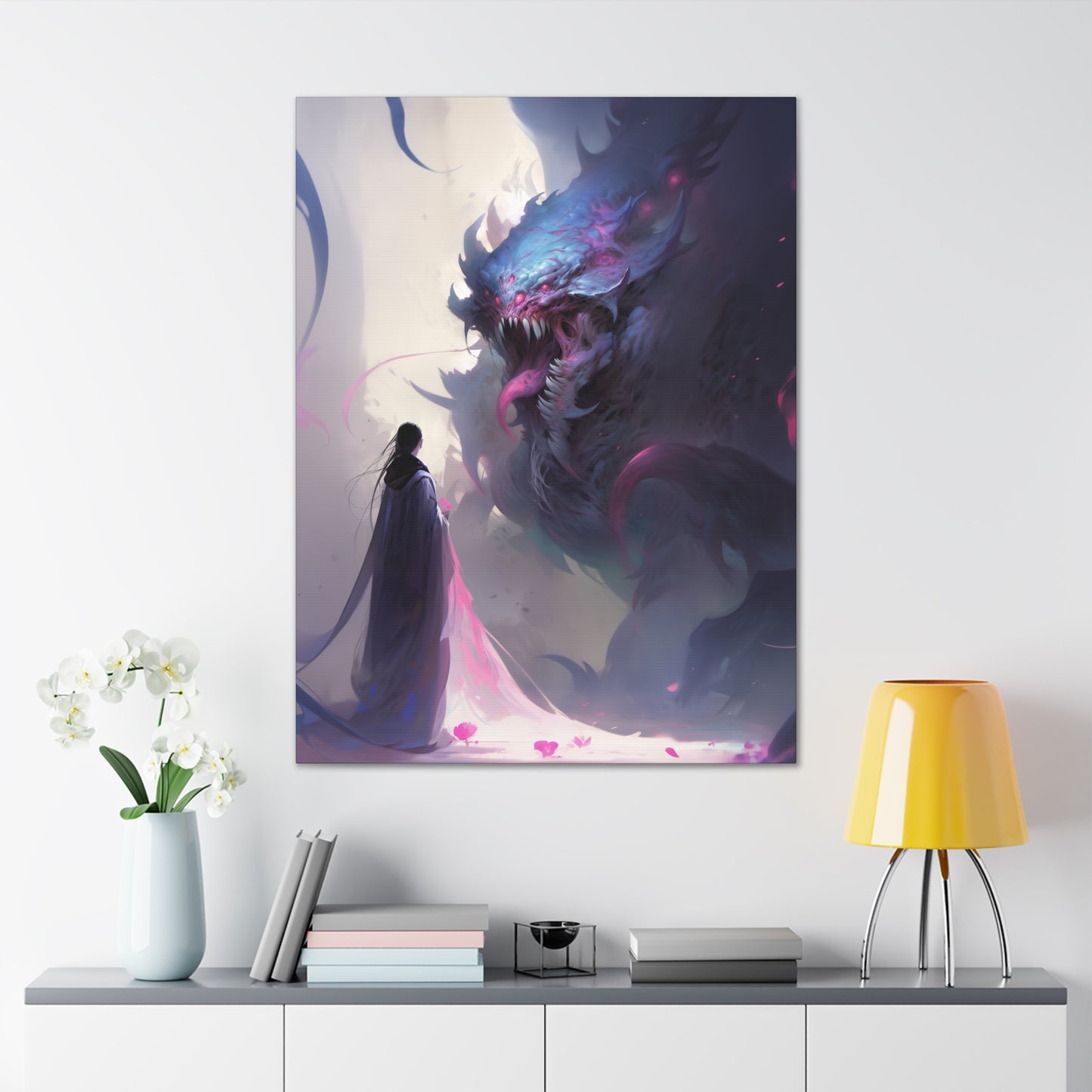 "Kraken Of The Void" Canvas Stretched, 0.75" - Print