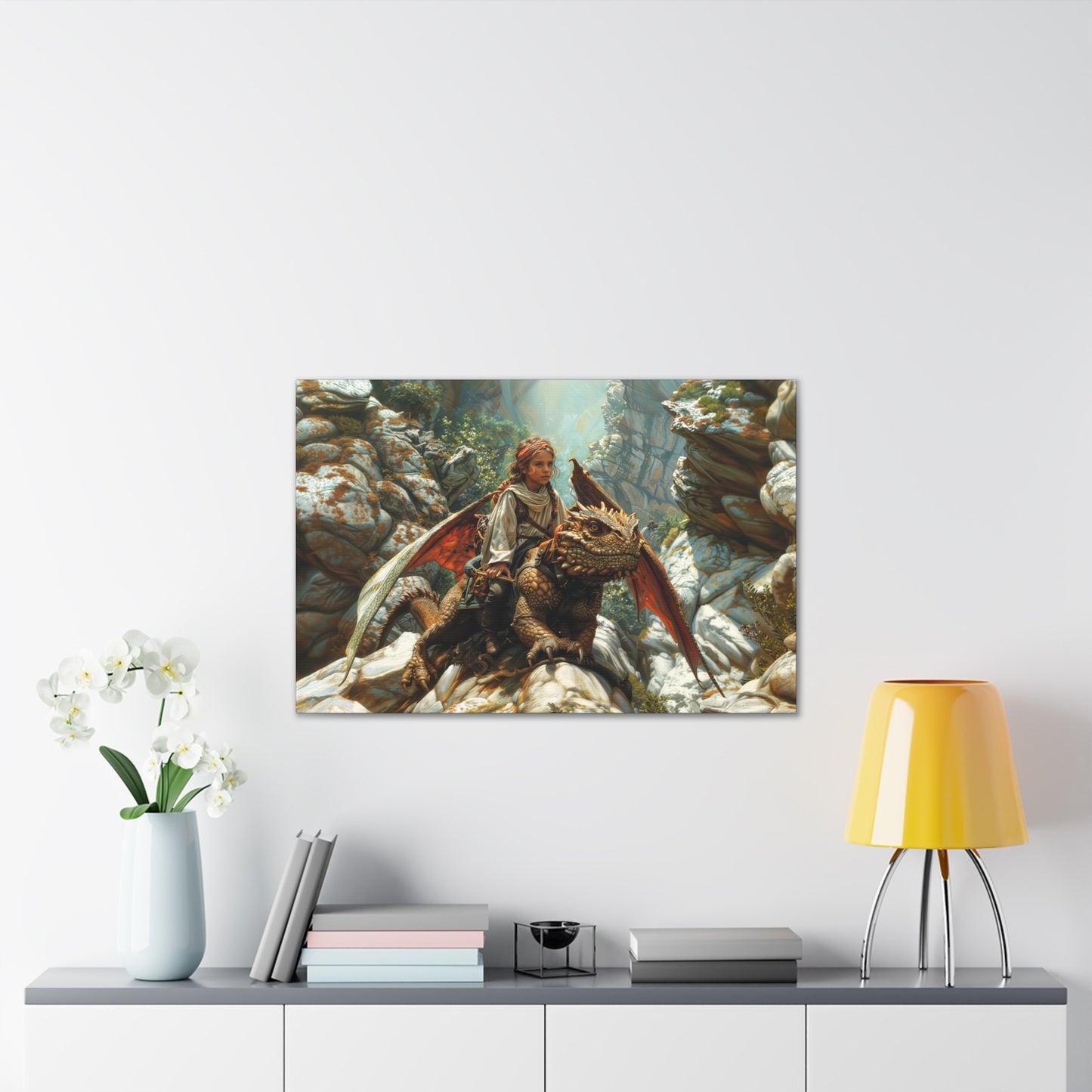 "The Dragon's Apprentice"  Canvas Stretched, 0.75" - Print