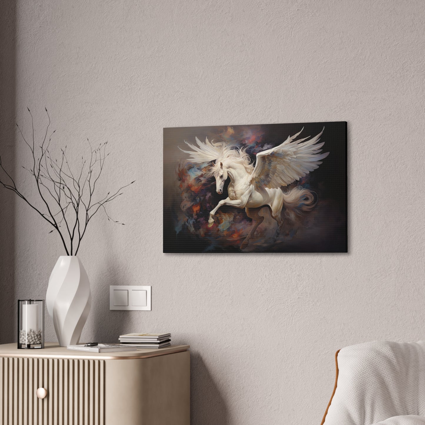 "Pegasus Flare"  Canvas Stretched, 0.75" - Print