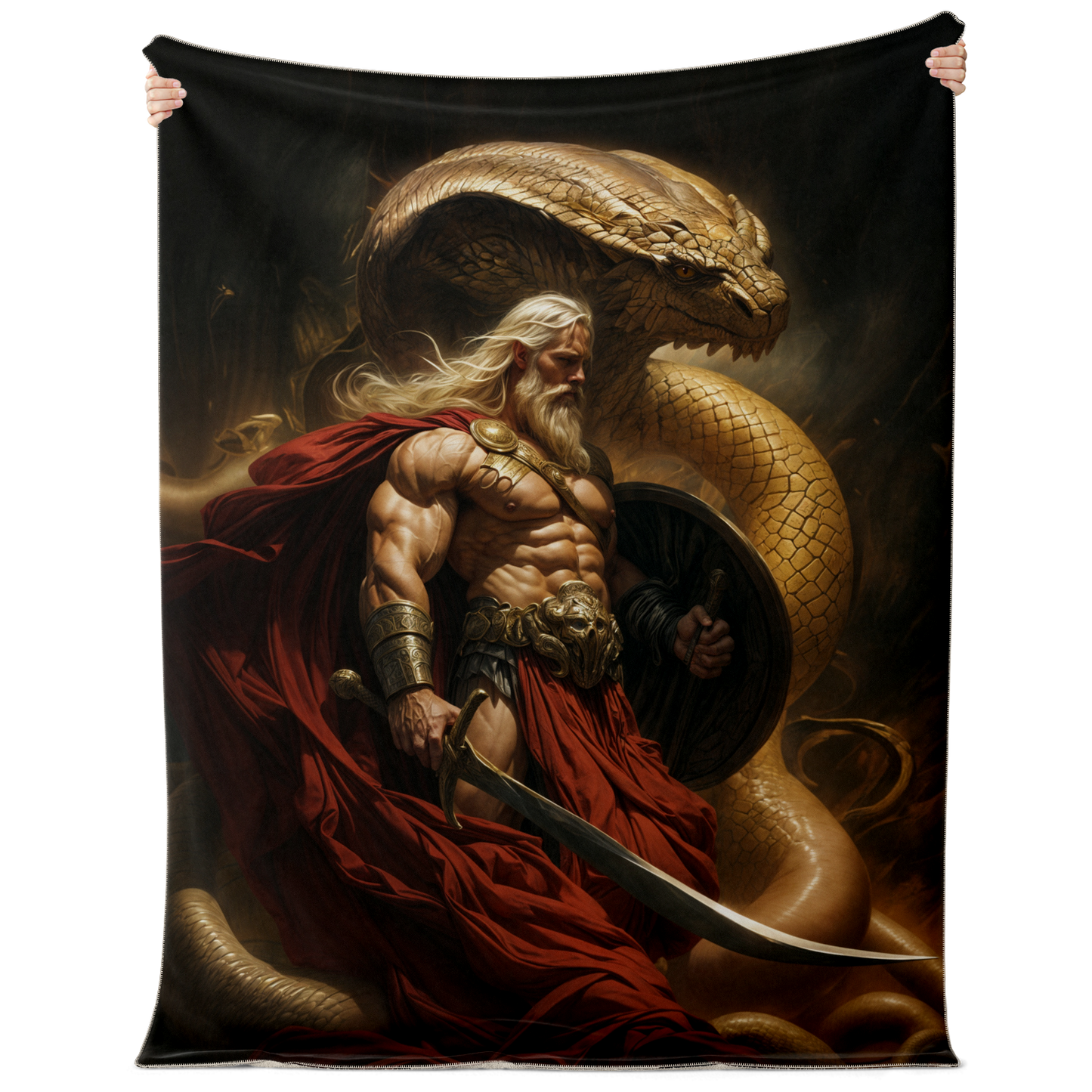 Serpent King Premium Microfleece Blanket