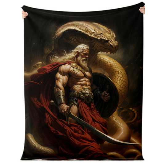 Serpent King Premium Microfleece Blanket