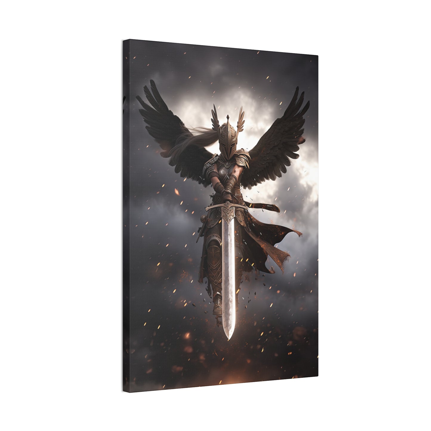 "Valkyrie Justice" Canvas Stretched, 0.75" - Print