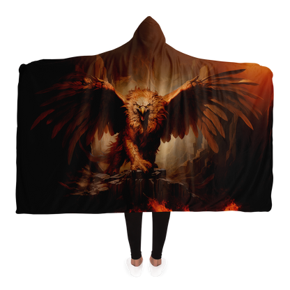 Inferno Griffon Hooded Blanket