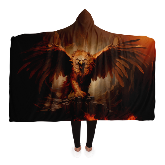 Inferno Griffon Hooded Blanket