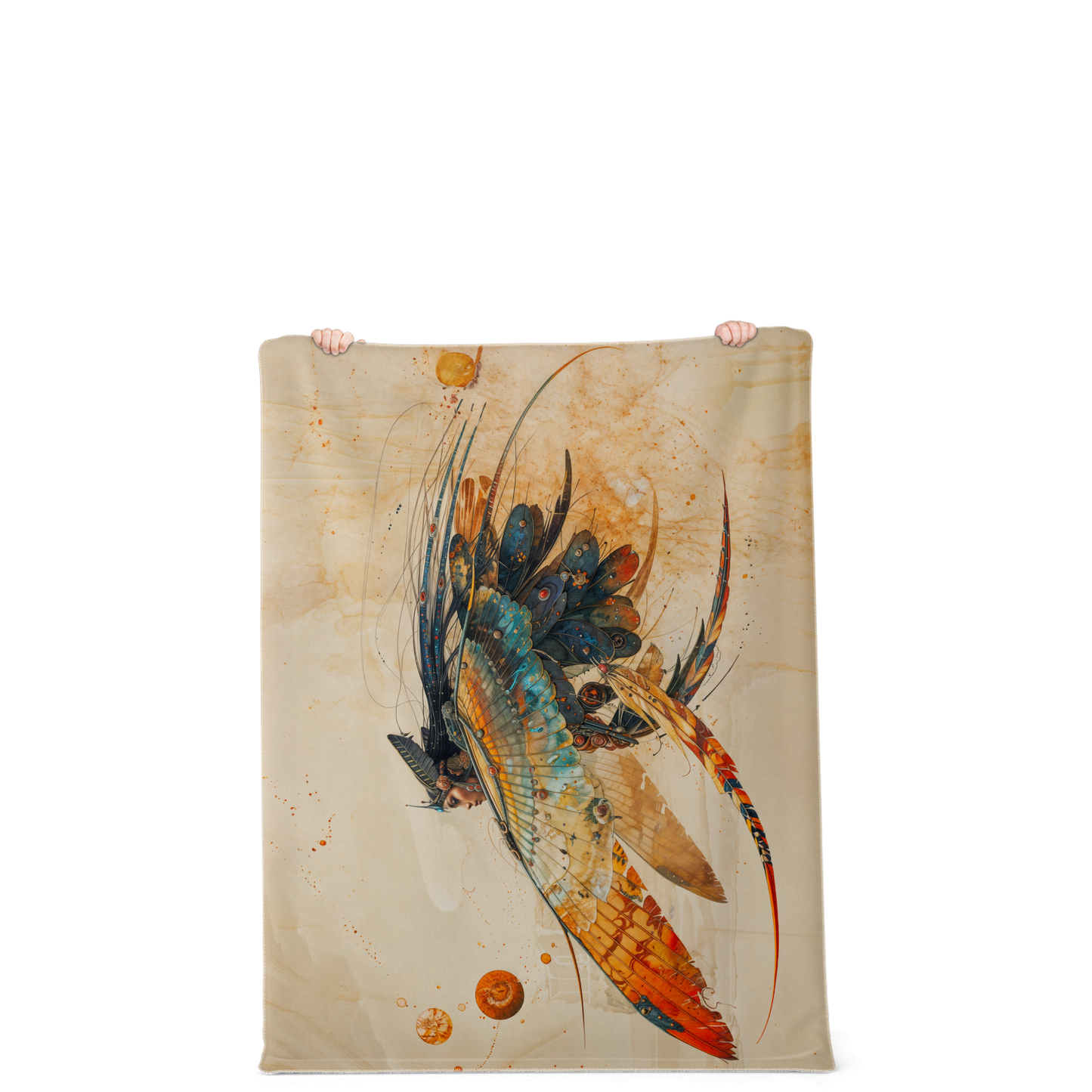 Feather Fae Divebomb Premium Microfleece Blanket