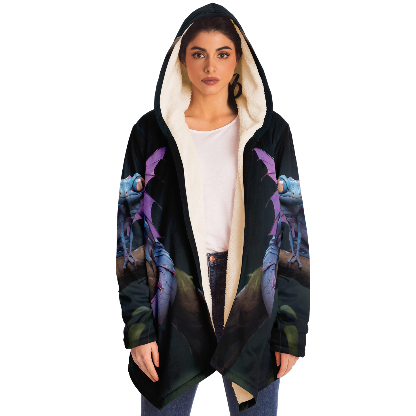 Pixie Dragonfly Microfleece Cloak