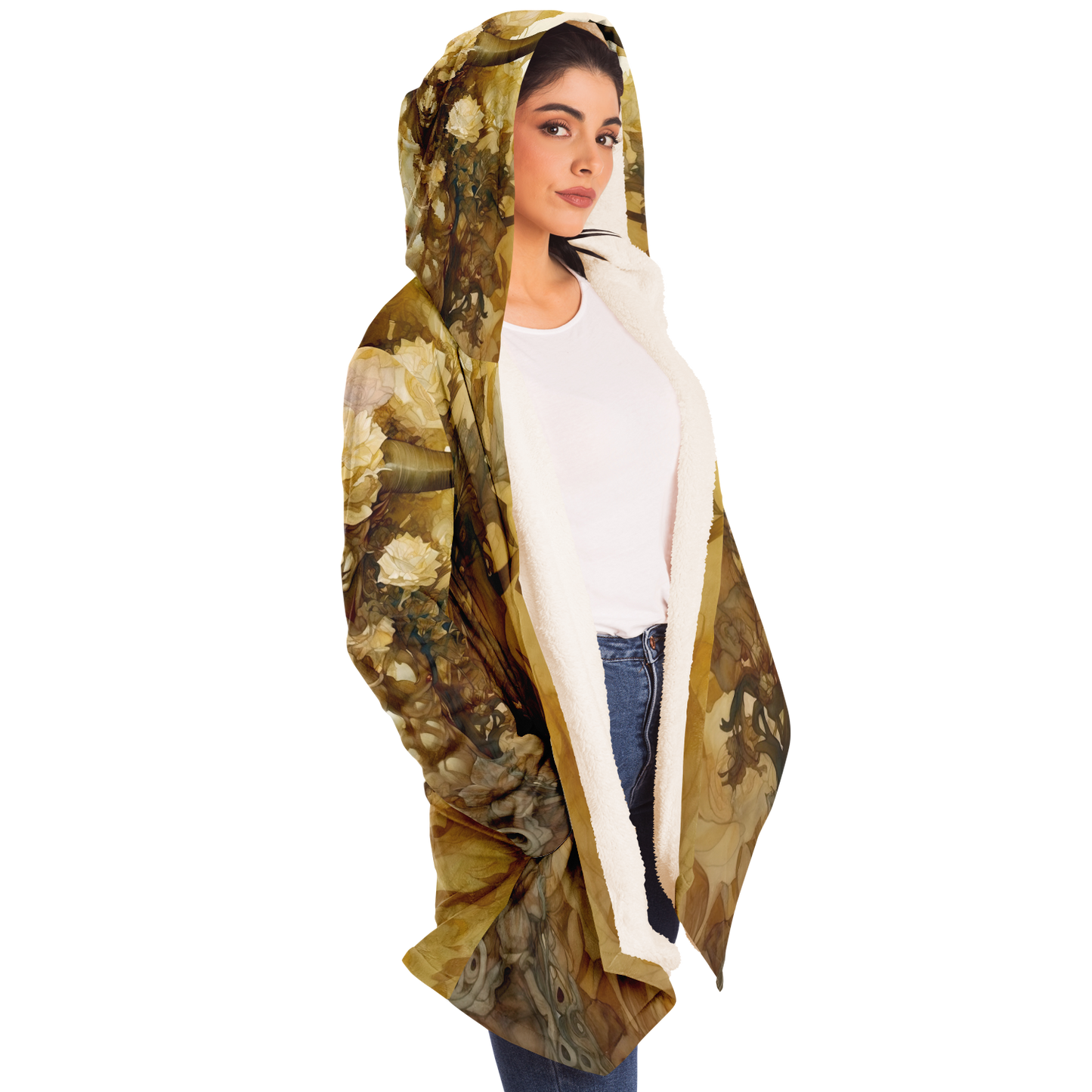 Golden Guardian Microfleece Cloak