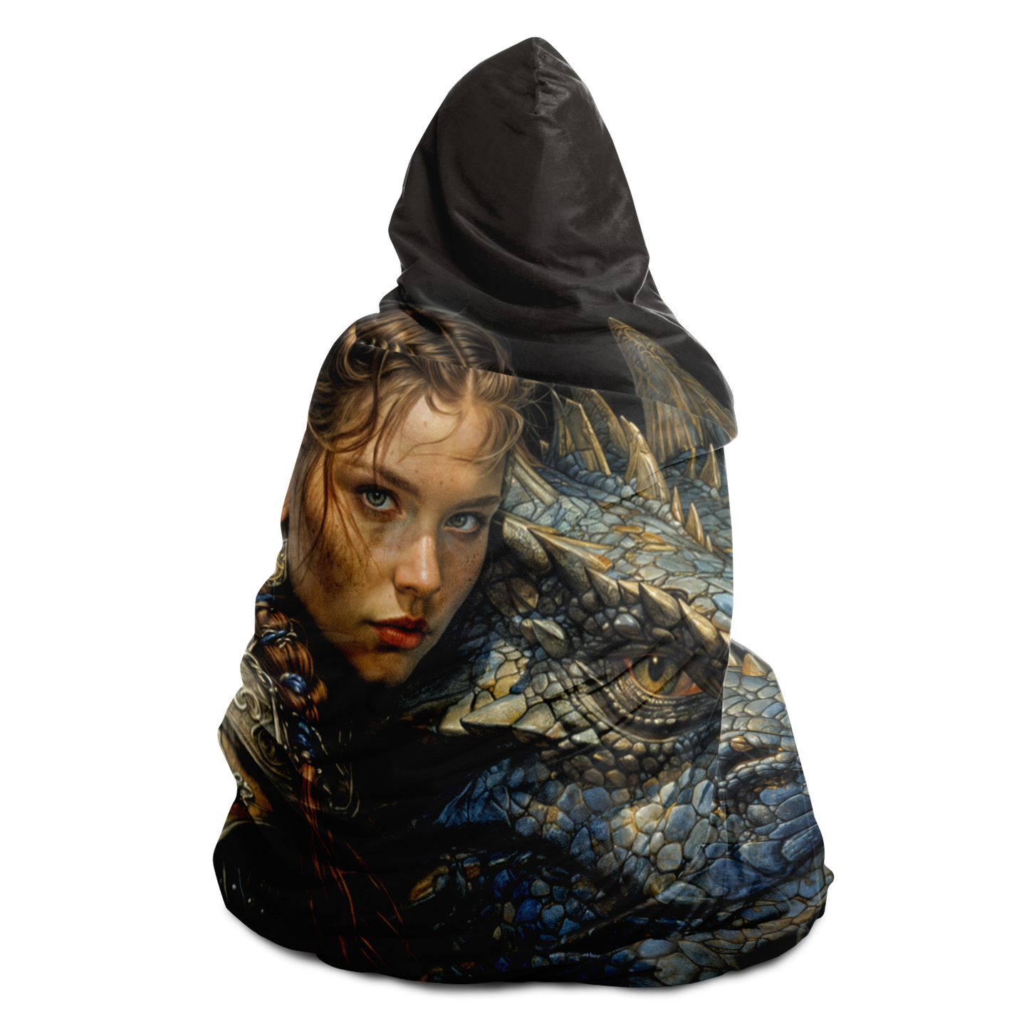 Bond Of The Dragonrider Hooded Blanket