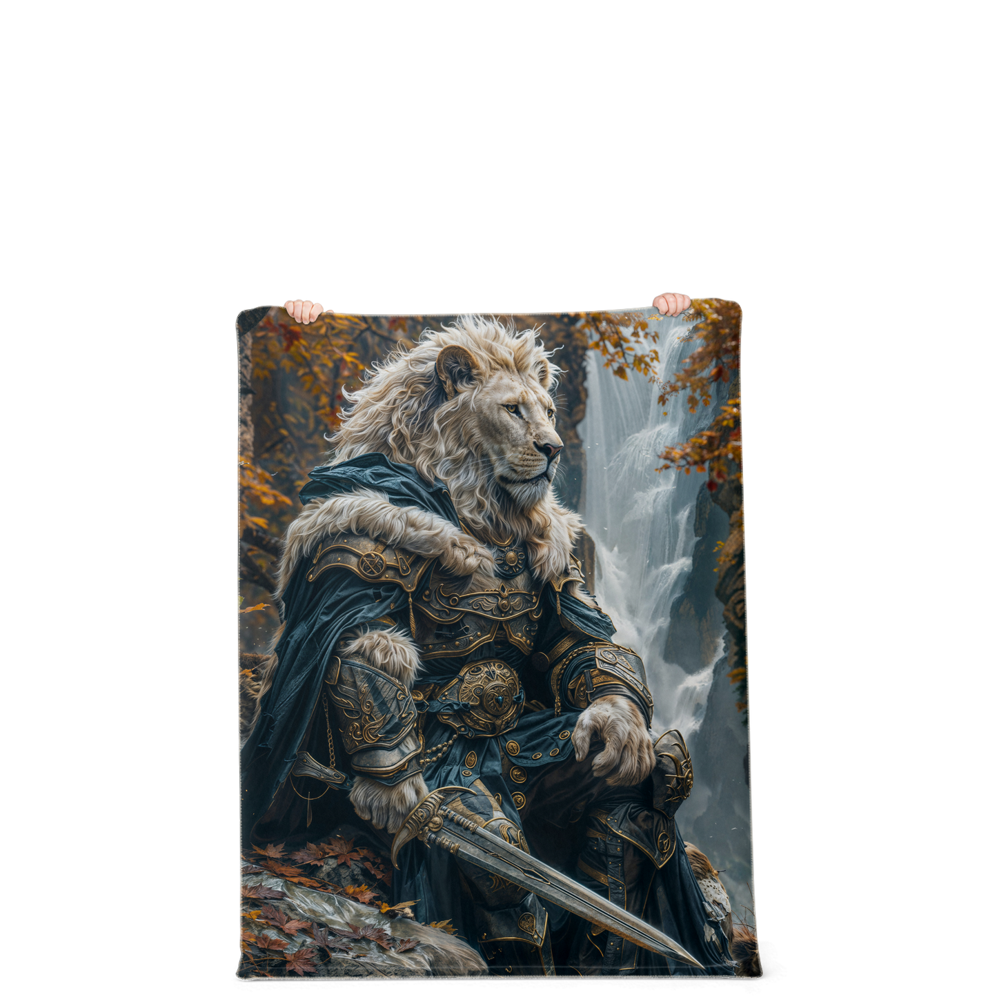 Lionhearts Mourning Premium Microfleece Blanket