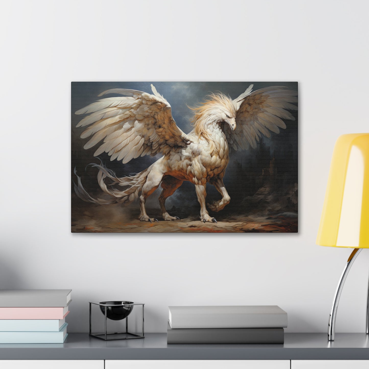 "Hippogriff Havoc"  Canvas Stretched, 0.75" - Print