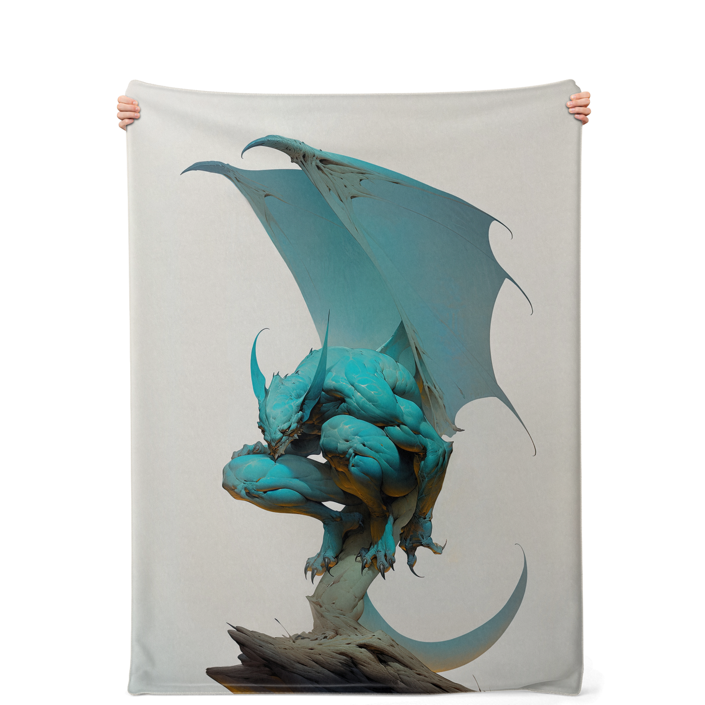 Winged Trickster Premium Microfleece Blanket