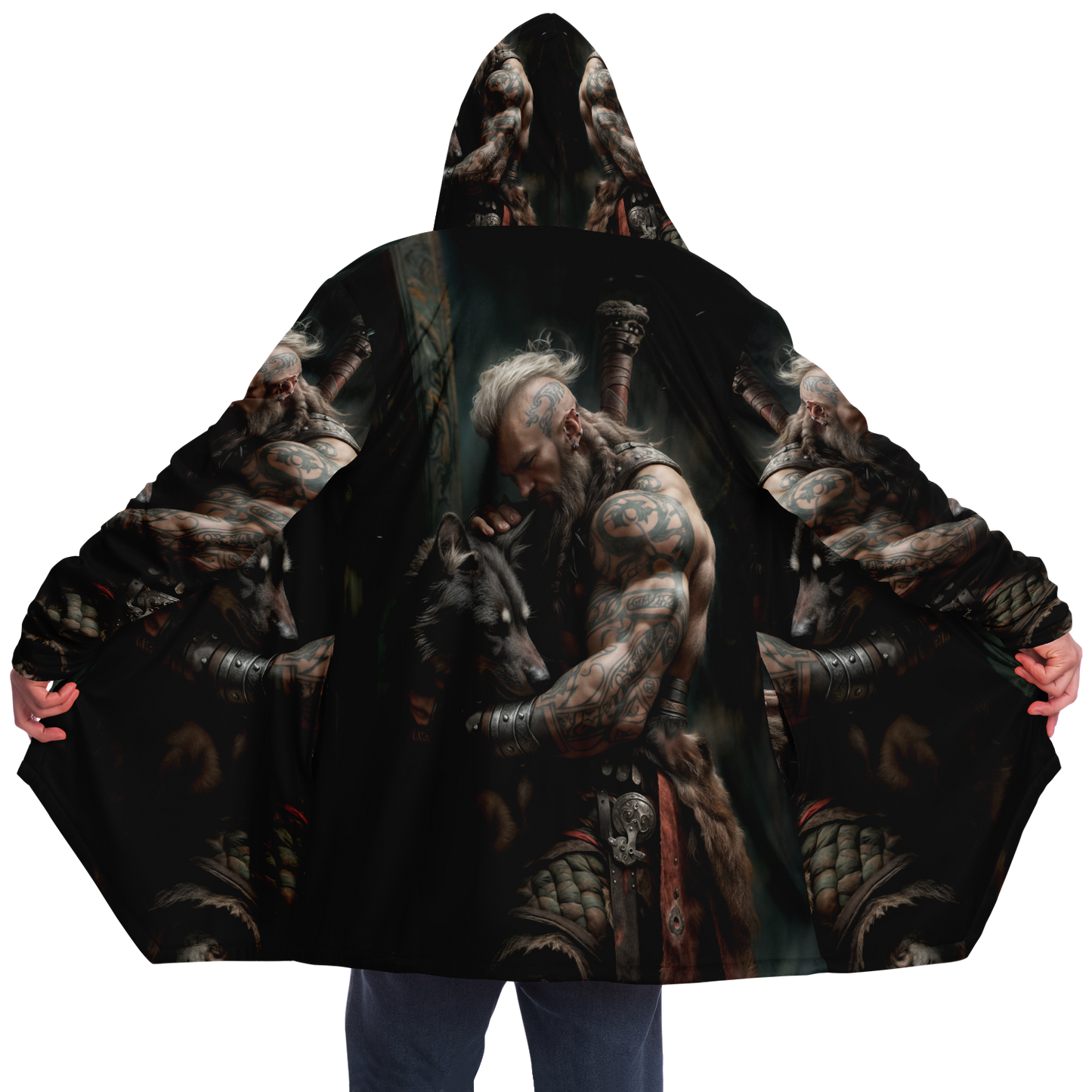 Vikings Best Friend Microfleece Cloak