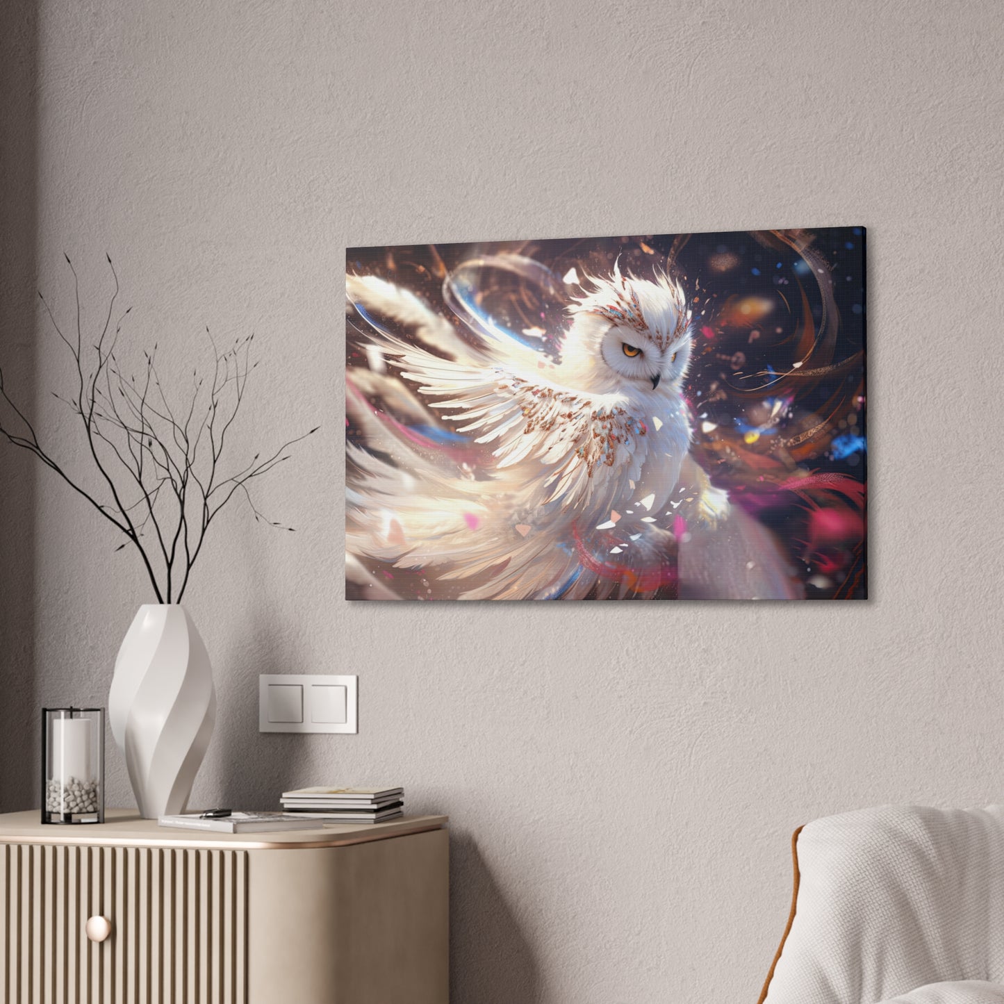 "Owl Magic"  Canvas Stretched, 0.75" - Print