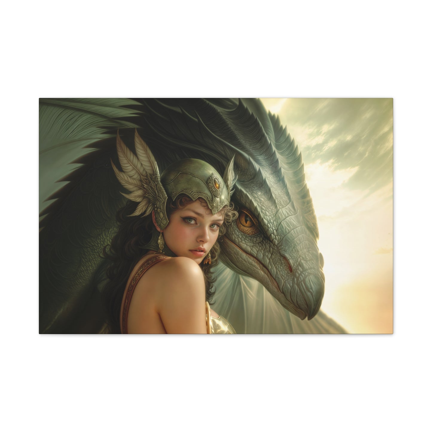 "Dragonseer"  Canvas Stretched, 0.75" - Print