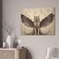 "Winged Wildcat"  Canvas Stretched, 0.75" - Print