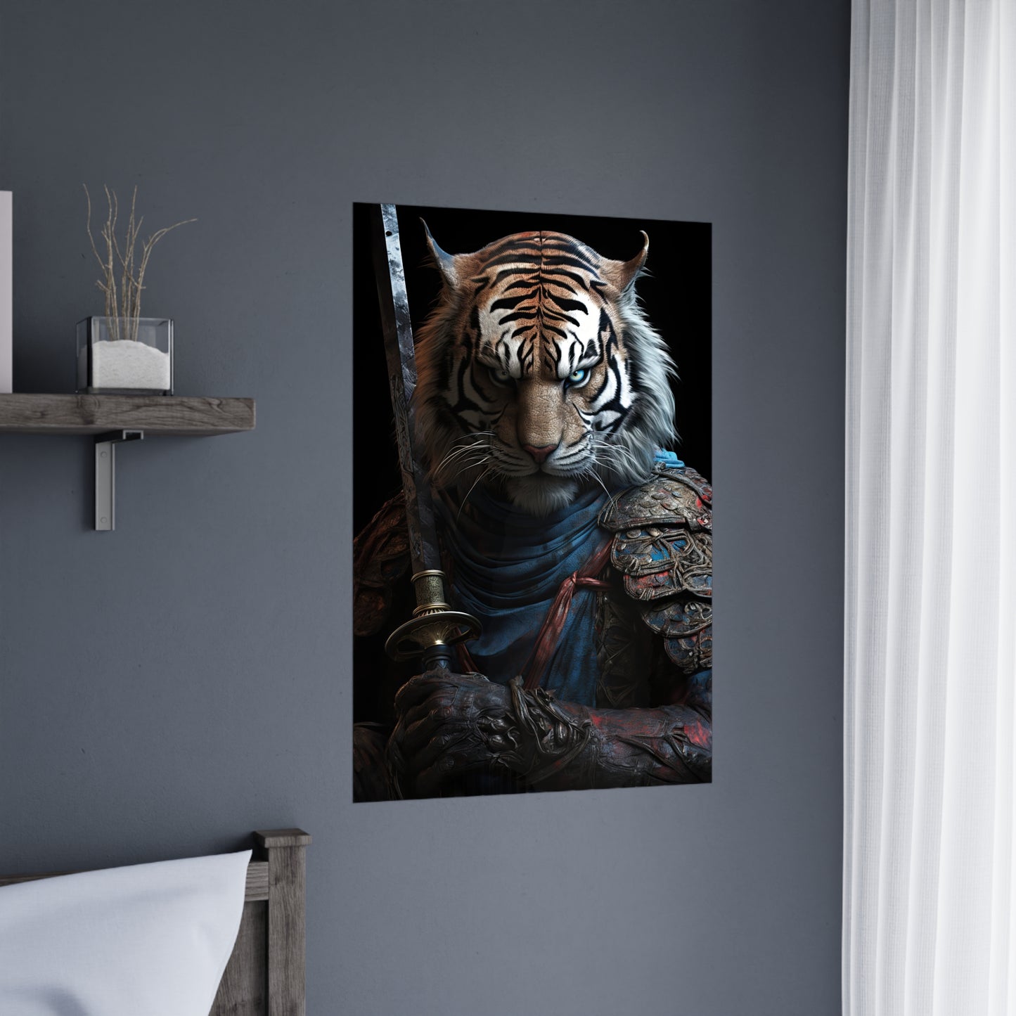 "Tiger Samurai" Poster - Print