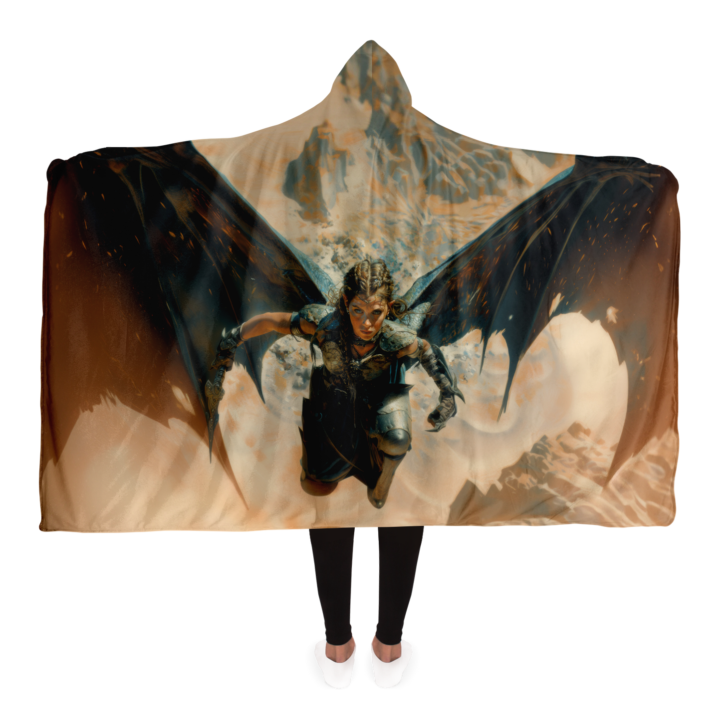 Winged Revenge Hooded Blanket