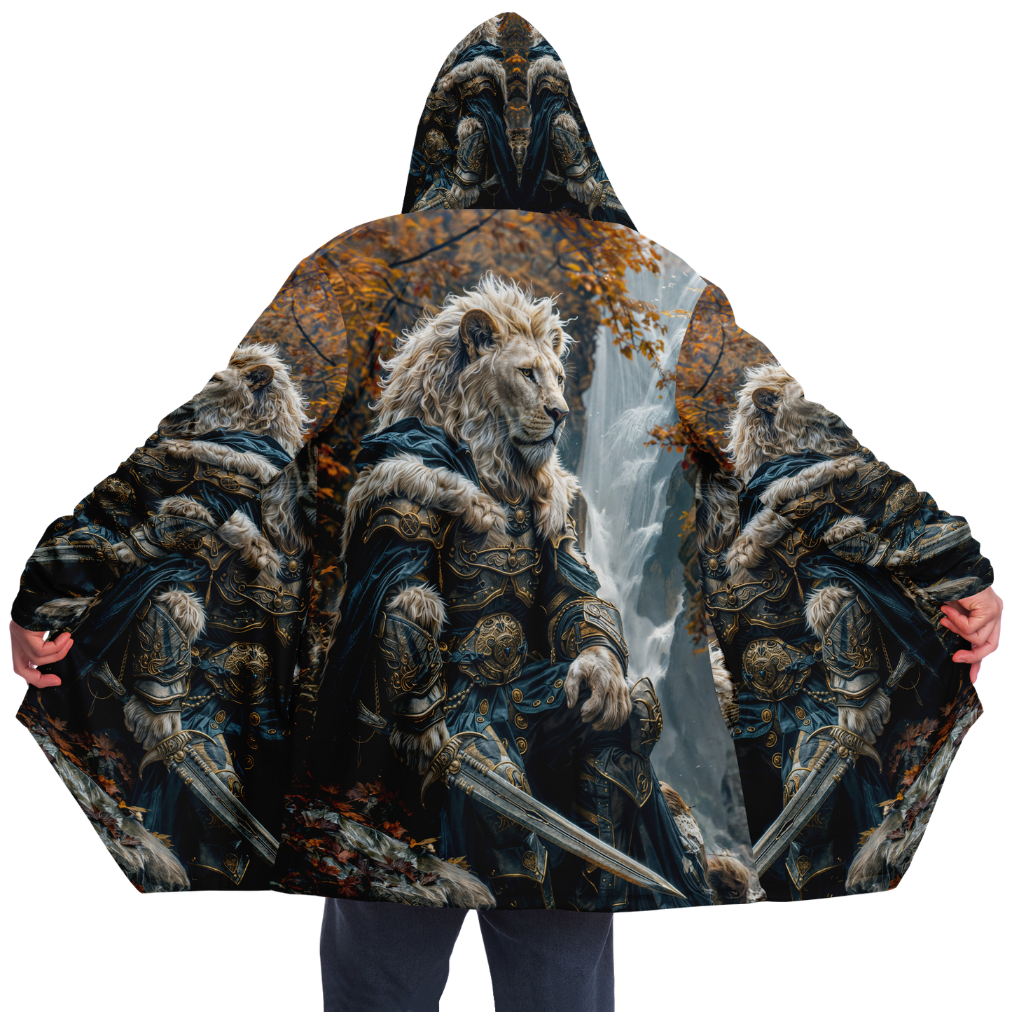 Lionhearts Mourning Microfleece Cloak