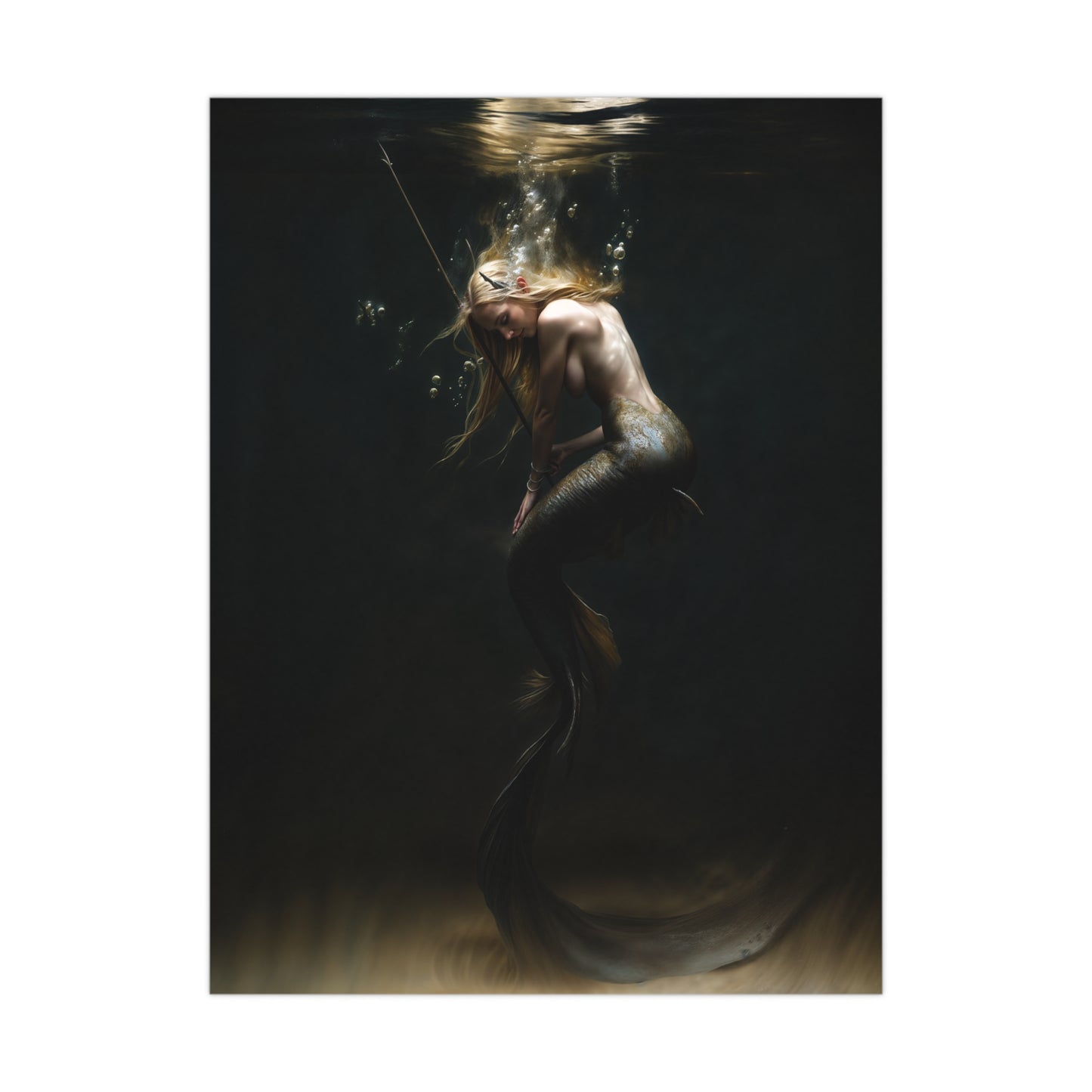 "Spearmaiden of the Deep" Poster - Print