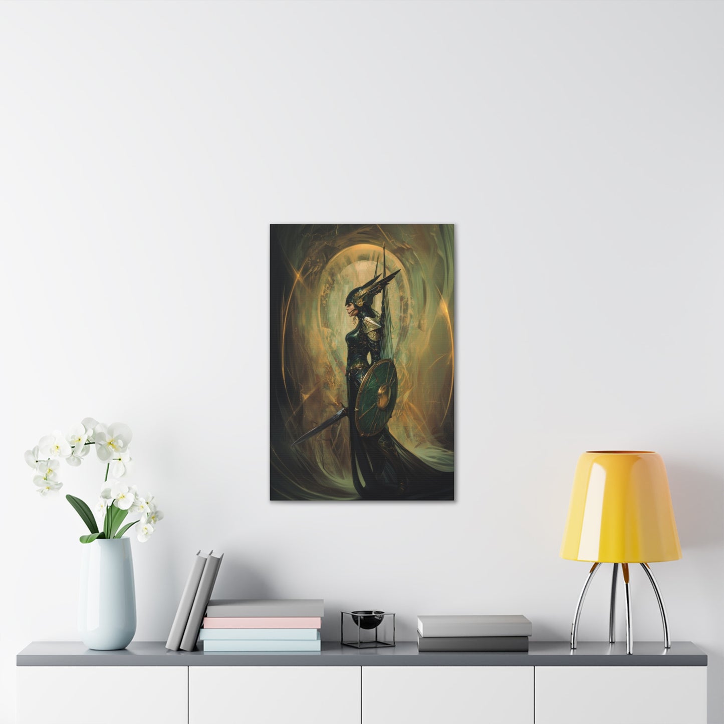 "Elite Elven Guardian" Canvas Stretched, 0.75" - Print