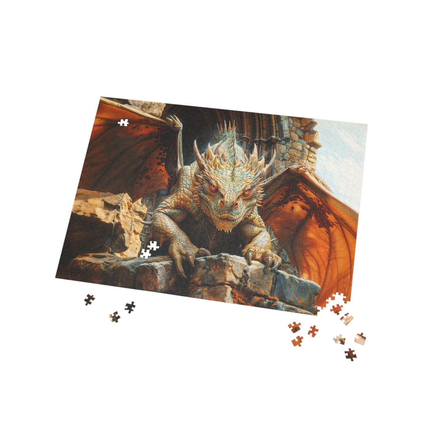 "Protector of the Forgotten Keep" Puzzle (500, 1000-Piece)