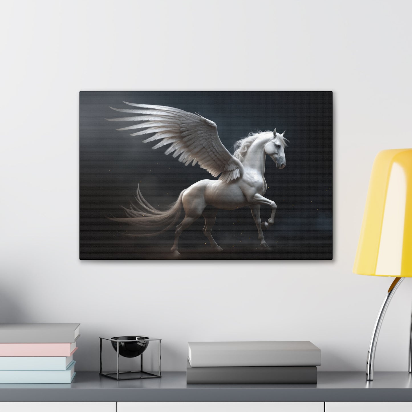 "Ethereal Pegasus"  Canvas Stretched, 0.75" - Print